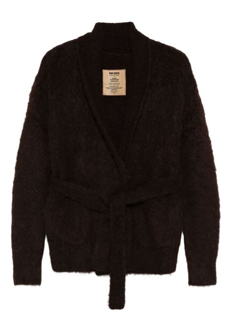 cardigan donna marrone scuro UMA WANG | UK7176UW690